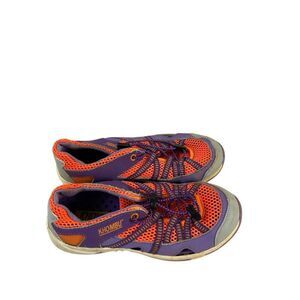 Khombu threadfin water shoes purple‎ orange youth 4 rn#113506